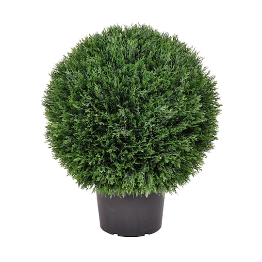 20" Artificial Green Cedar Ball By Vickerman | 20" x 20" | Michaels®